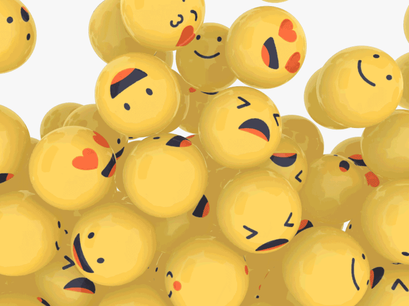 3D Emoji 3d aftereffects animation cartoon emoji set emojis emotion emotions explainer gif smiles social transitions