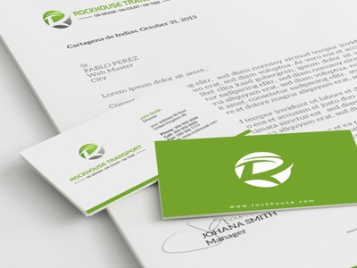 Logo & Branding for a Transportation Company brand branding business card identity logo transportation truck