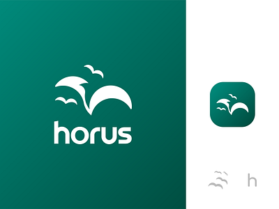 Horus Logo airport animal apps icon bird bird logo birds birdstrikes design flat design h h logo icon logo logomark minimal monogram pest pest control symbol