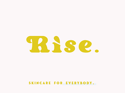 Rise Beauty- Logo Design art design graphic design logo typography vector