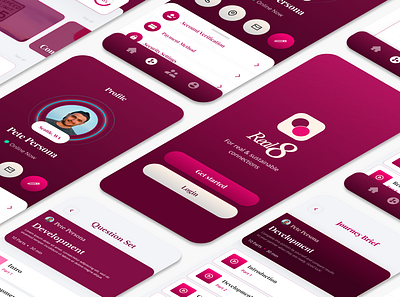 Real8: Dating App Concept branding dating ui