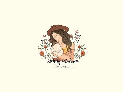 Potrait baby and mom drawing, feminine logo beauty logo branding character animation character design design feminine feminine logo fiverr flower illustration flower logo illustration logo logodesign watercolor