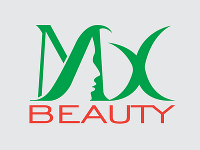 MX Beauty Logo branding design graphic design logo minimalist logo