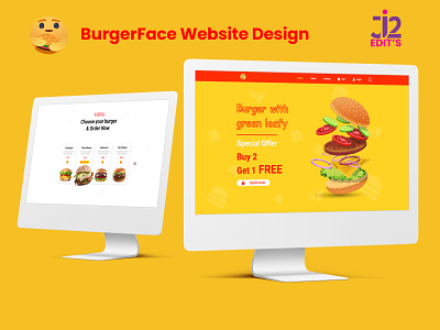 Restaurant Burger Website Design burger website food website hotel website landing page restaurant website ui uiux design web design