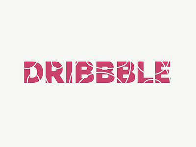 Dribbble circle clear design dribbble flat logo pink