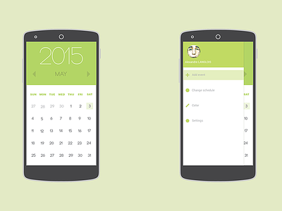 Calendar 2015 calendar clean nexus nexus5 phone