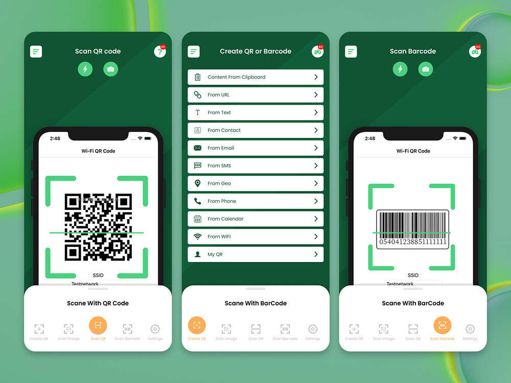 QR & Barcode Scanner by Parth Kalathiya on Dribbble