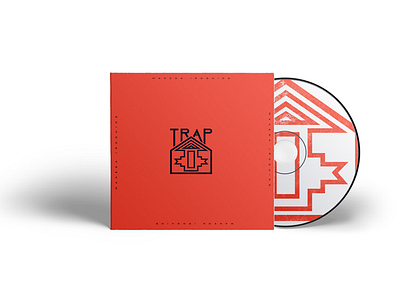 Traphouse Logo And Cd album cover album cover art cd design logo design