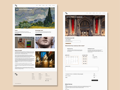 Virtual Museum Hosting Website | TechTogether Atlanta 2021 design