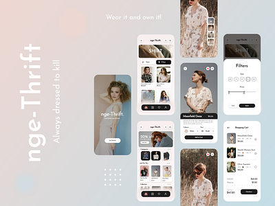 nge-Thrift. App UI Design