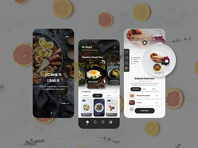 Cooking Recipe - Mobile App Design Concept