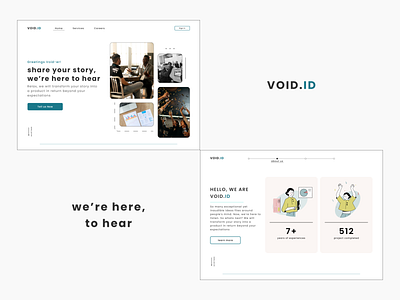 VOID.ID - IT Consultant Landing Page Website
