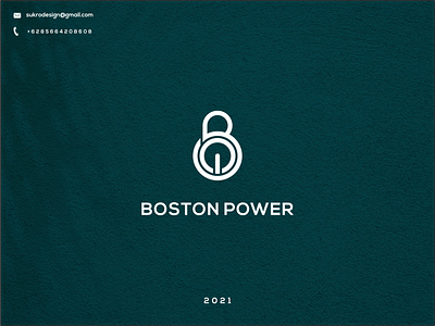 Boston power branding design icon illustration logo minimal typography ui ux vector