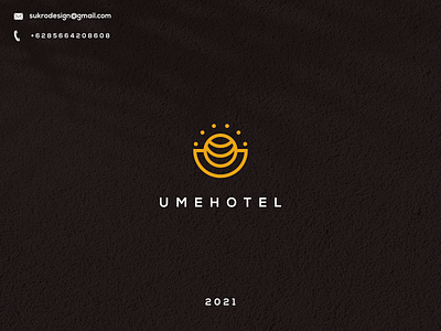 Umehotel branding clean design graphic design icon illustration illustrator logo minimal ui