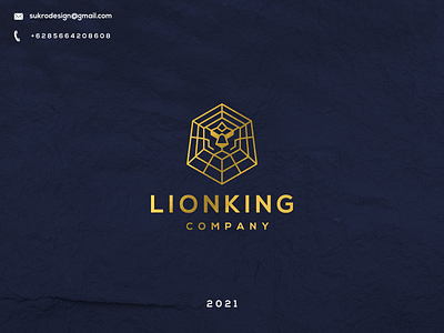 lionking art branding design graphic design icon illustration illustrator logo minimal vector