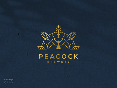 peacock branding design graphic design icon illustration illustrator logo minimal ui vector