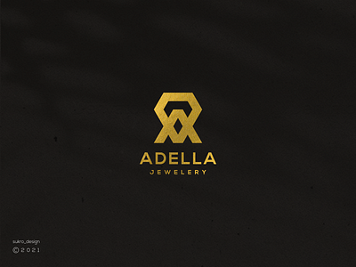 adella jewelery branding design graphic design icon illustration logo minimal ui ux vector