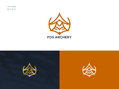 foxarchery branding design graphic design icon illustration logo minimal ui ux vector