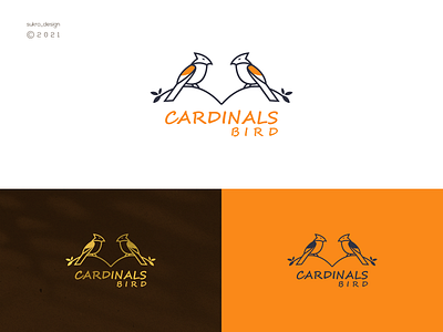 cardinalas bird branding design graphic design icon illustration logo minimal ui ux vector