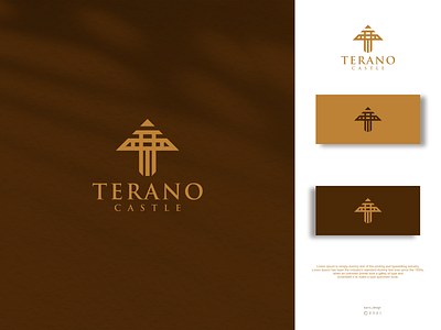terano castle branding castle design graphic design icon illustration logo minimal tlogo ui ux vector