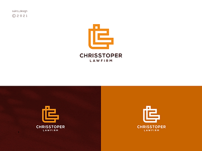 crisstoper lawfirm branding cllogo design graphic design icon illustration lawfirm logo minimal ui ux vector