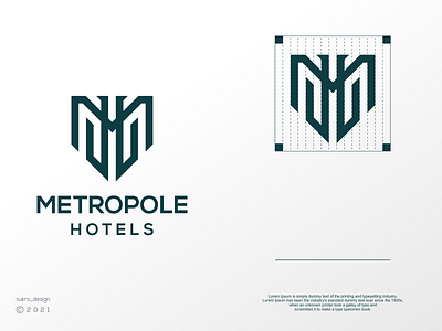 Metropole hotels branding design graphic design hotels icon illustration logo mhlogo minimal ui ux vector