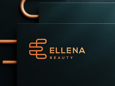 Ellena beauty beauty branding design elogo graphic design icon illustration logo minimal ui ux vector