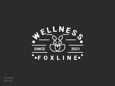 Wellness Foxline logo brand branding design fox graphic design lineartlogo logo logobrand logoinspiration logomark logos minimal wellnes