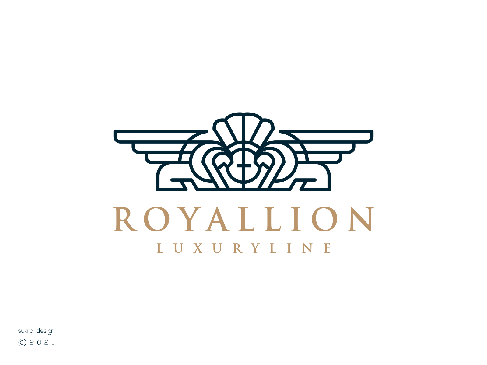 Royallion logo by sanjaya_design on Dribbble