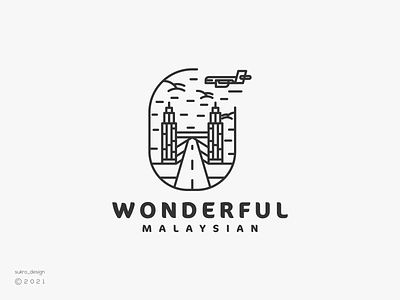 Wonderful Malaysian branding clean design graphic design icon illustration line logo malaysian minimal simple ui ux vector wonderful