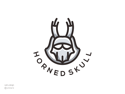 Horned Skull Logo