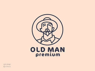 Old man Logo by sanjaya_design on Dribbble