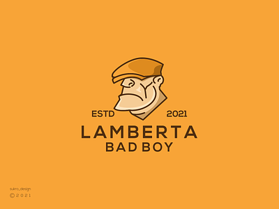 Lamberta Bad Boy Logo badboy branding design graphic design icon illustration line lineartlogo logo logodesign logomark logos minimal vector