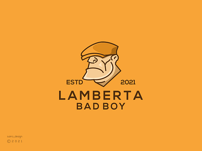 Lamberta Bad Boy Logo badboy branding design graphic design icon illustration line lineartlogo logo logodesign logomark logos minimal vector
