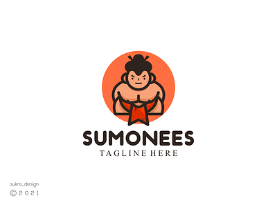 Sumonees Logo branding design graphic design icon japan logo logomark logos minimal sumo vector