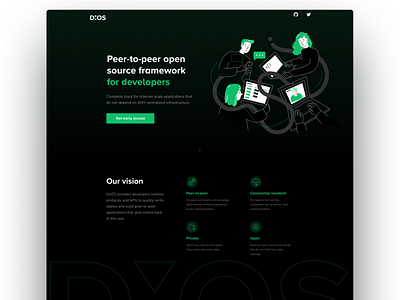 DXOS Landing page