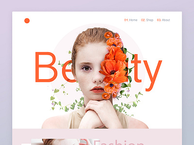 Beauty Homepage (WiP) beauty design elegant home landing minimal page ui ux web