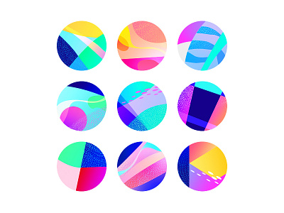 Crazy Avatars app avatar avatars colors dots gradient holder place web