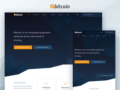 💥 Bitcoin.org - redesign bitcoin blockchain crypto currency home network official redesign website