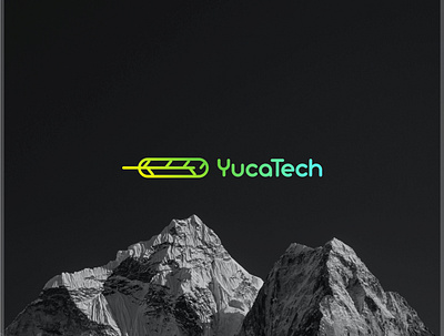 YucaTech. IT company color logo crypto logo gradient logo it logo logo design logoars minimal logo vector logo