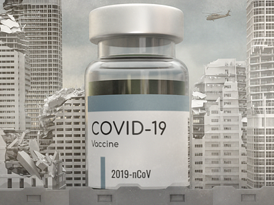 3D Digital Art Design - COVID-19 VACCINE