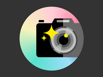 Glitter Camera Icon