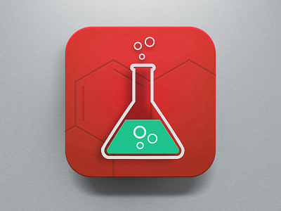 Lab Icon Red