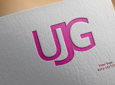 UJG Best Logo Design 3d design illustration logo vector