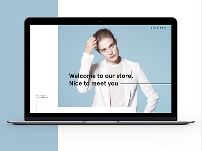 Fashion Store Re-Design fashion parallax retail webdesign