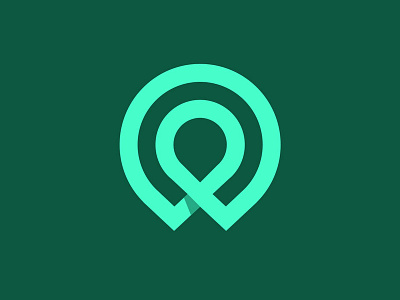 tech start-up signet study clean green industry logo logotype minimal shadow sign signet startup tech