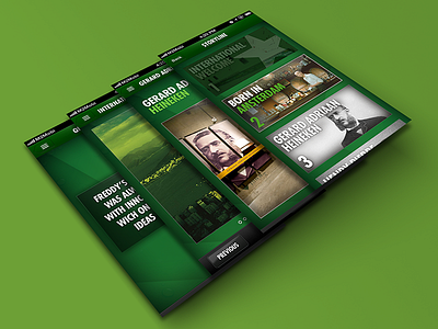 Heineken Experience android app design heineken hex ios iphone ui ux
