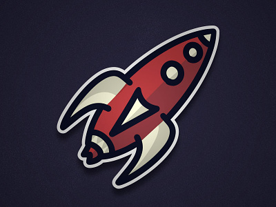 Rocket Sticker
