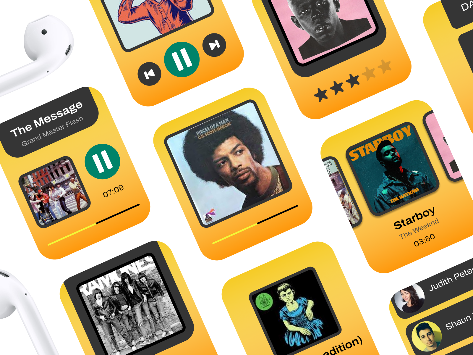 80s Walkman: WatchOS Music UI Kit by Chus on Dribbble