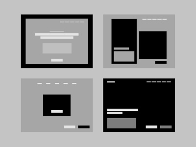 Hero Layouts design layouts ui uxui vector visual design web design